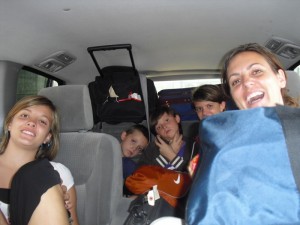 Briens in the Car